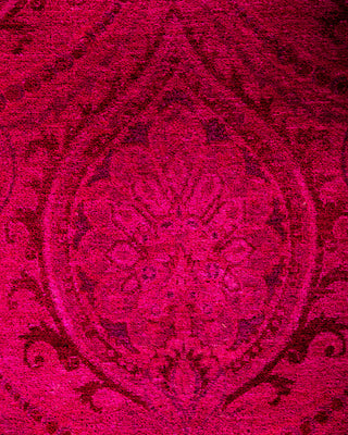 Fine Vibrance, One-of-a-Kind Hand-Knotted Area Rug  - Pink, 6' 3" x 8' 8"