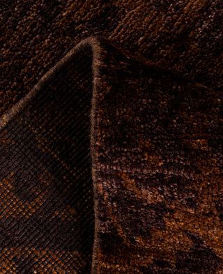 Contemporary Overdyed Wool Hand Knotted Brown Area Rug 6' 1" x 8' 7"