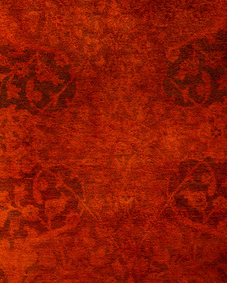 Fine Vibrance, One-of-a-Kind Hand-Knotted Area Rug  - Orange, 6' 3" x 9' 7"