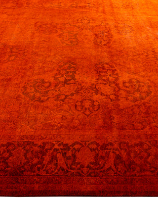 Fine Vibrance, One-of-a-Kind Hand-Knotted Area Rug  - Orange, 6' 3" x 9' 7"