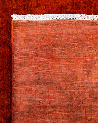 Fine Vibrance, One-of-a-Kind Hand-Knotted Area Rug  - Orange, 6' 3" x 9' 7"