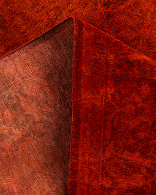 Fine Vibrance, One-of-a-Kind Hand-Knotted Area Rug  - Orange, 6' 3" x 9' 7"