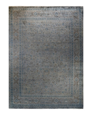 Modern Fine Vibrance Gray Area Rug 9' 1" x 12' 1"