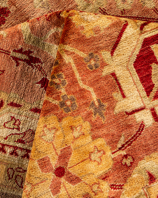 Traditional Hand-Knotted Red Area Rug 8' 1" x 9' 10"