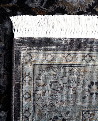Contemporary Overdyed Wool Hand Knotted Gray Runner 2' 7" x 18' 2"