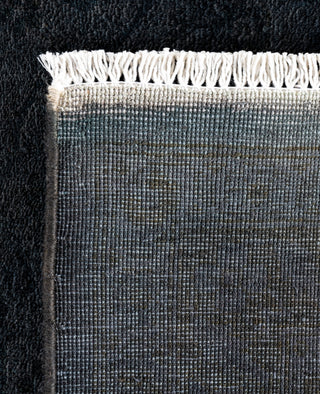 Contemporary Overdyed Wool Hand Knotted Black Area Rug 8' 3" x 10' 1"