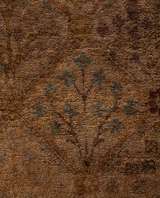 Contemporary Overdyed Wool Hand Knotted Gold Area Rug 8' 3" x 10' 2"