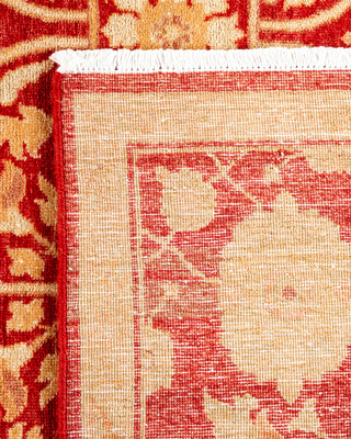 Traditional Hand Knotted Red Area Rug 6' 0" x 9' 2"