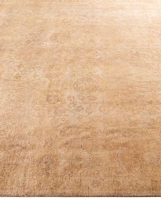 Overdyed One-of-a-Kind Wool Beige Area Rug 6' 0" x 8' 9"