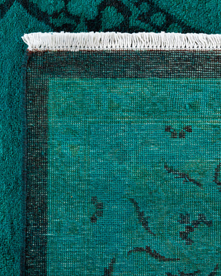 Vibrance, One-of-a-Kind Hand-Knotted Area Rug  - Green, 6' 2" x 8' 10"