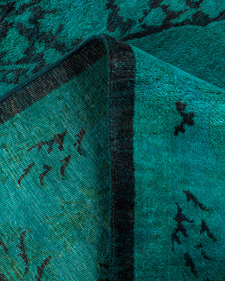 Vibrance, One-of-a-Kind Hand-Knotted Area Rug  - Green, 6' 2" x 8' 10"