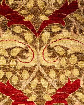 Modern - Contemporary Hand-Knotted Brown Area Rug 8' 2" x 10' 0"