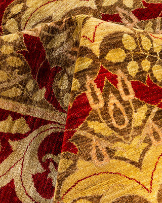 Modern - Contemporary Hand-Knotted Brown Area Rug 8' 2" x 10' 0"