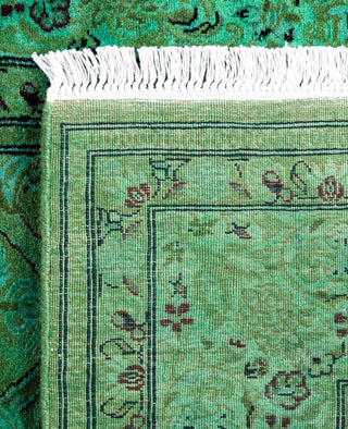 Fine Vibrance, One-of-a-Kind Hand-Knotted Area Rug  - Green, 3' 3" x 5' 2"