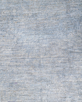Contemporary Hand-Knotted Overdyed Gray Area Rug 6' 4" x 8' 8"