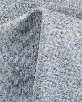 Contemporary Hand-Knotted Overdyed Gray Area Rug 6' 4" x 8' 8"