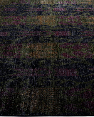 Overdyed Hand-Knotted Brown Area Rug 6' 0" x 9' 2"