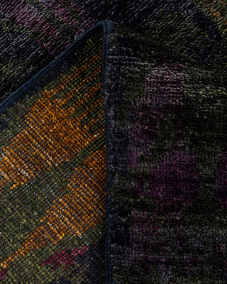 Overdyed Hand-Knotted Brown Area Rug 6' 0" x 9' 2"