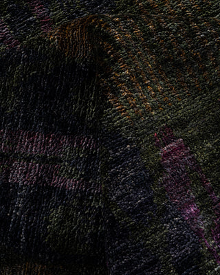 Overdyed Hand-Knotted Brown Area Rug 6' 0" x 9' 2"