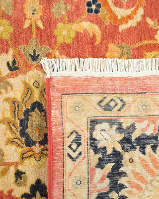 Traditional Hand Knotted Orange Area Rug 6' 3" x 8' 10"