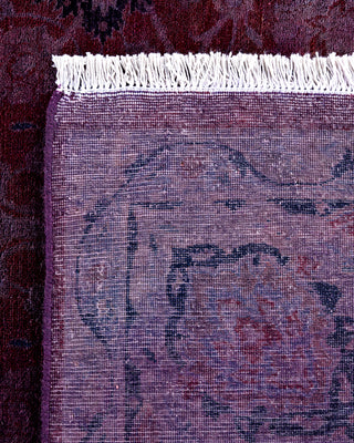 Contemporary Hand-Knotted Overdyed Rust Area Rug 6' 0" x 8' 10"