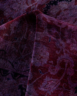 Contemporary Hand-Knotted Overdyed Rust Area Rug 6' 0" x 8' 10"