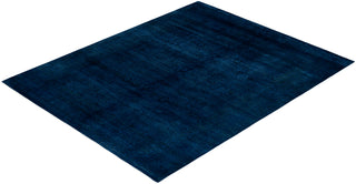Fine Vibrance, One-of-a-Kind Hand-Knotted Area Rug  - Blue, 8' 1" x 10' 2"