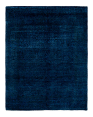 Fine Vibrance, One-of-a-Kind Hand-Knotted Area Rug  - Blue, 8' 1" x 10' 2"