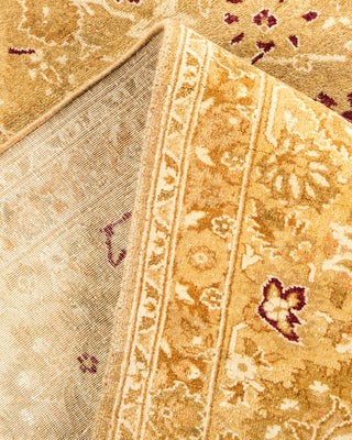 Traditional Hand Knotted Yellow Area Rug 8' 1" x 10' 4"