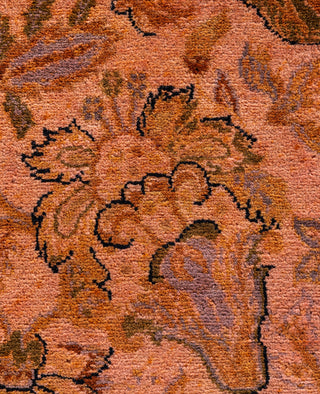 Contemporary Overdyed Wool Hand Knotted Beige Area Rug 9' 2" x 12' 3"