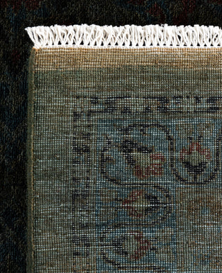 Contemporary Overdyed Wool Hand Knotted Green Area Rug 8' 1" x 10' 0"