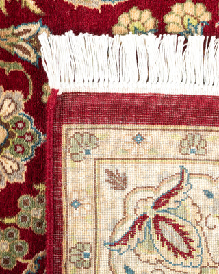 Traditional Hand Knotted Red Area Rug 4' 2" x 6' 4"