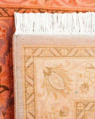 Contemporary Hand-Knotted Overdyed Gray Runner 2' 7" x 10' 2"