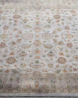 Contemporary Hand Knotted Overdyed Gray Area Rug 3' 2" x 5' 2"