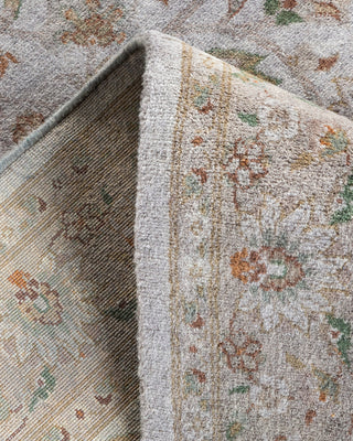 Contemporary Hand Knotted Overdyed Gray Area Rug 3' 2" x 5' 2"