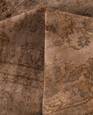 Overdyed One-of-a-Kind Wool Beige Area Rug 8' 1" x 10' 5"