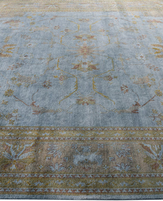 Overdyed One-of-a-Kind Wool Gray Area Rug 8' 1" x 10' 5"