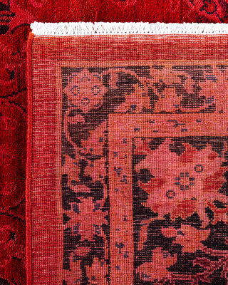 Overdyed Hand-Knotted Orange Area Rug 8' 3" x 10' 4"