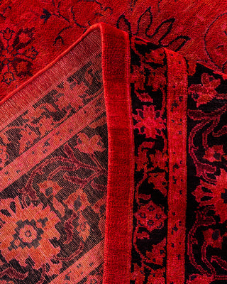 Overdyed Hand-Knotted Orange Area Rug 8' 3" x 10' 4"