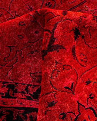 Overdyed Hand-Knotted Orange Area Rug 8' 3" x 10' 4"