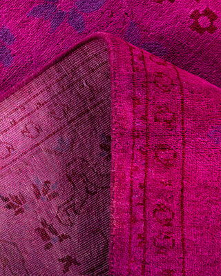 Vibrance, One-of-a-Kind Hand-Knotted Area Rug  - Pink, 6' 2" x 8' 10"