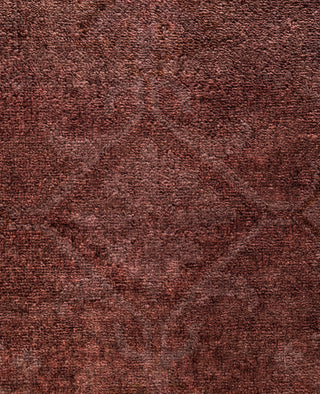 Overdyed One-of-a-Kind Wool Purple Area Rug 9' 1" x 11' 10"