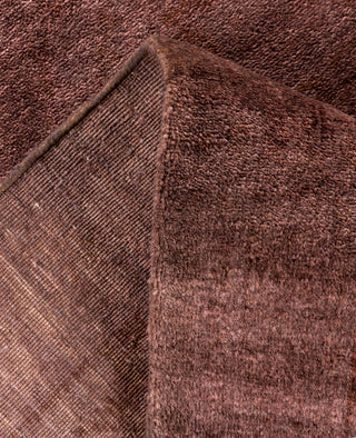 Overdyed One-of-a-Kind Wool Purple Area Rug 9' 1" x 11' 10"