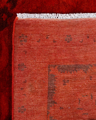 Overdyed Hand-Knotted Orange Area Rug 12' 2" x 15' 5"