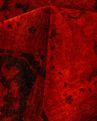 Overdyed Hand-Knotted Orange Area Rug 12' 2" x 15' 5"