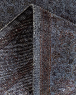 Contemporary Fine Vibrance Gray Wool Area Rug - 3' 2" x 5' 2"