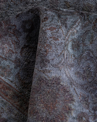 Contemporary Fine Vibrance Gray Wool Area Rug - 3' 2" x 5' 2"