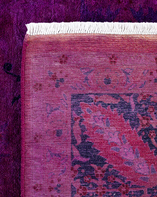 Fine Vibrance, One-of-a-Kind Hand-Knotted Area Rug  - Purple, 8' 3" x 10' 5"