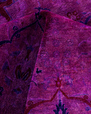 Fine Vibrance, One-of-a-Kind Hand-Knotted Area Rug  - Purple, 8' 3" x 10' 5"