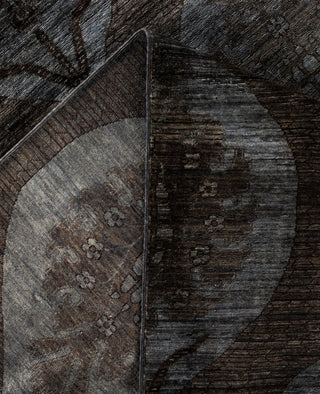 Overdyed One-of-a-Kind Wool Brown Area Rug 11' 9" x 14' 5"